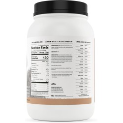 Levels - Proteína de suero 100% alimentada con pasto, sin hormonas, grano de vainilla, 1 libra