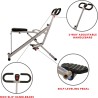 Sunny Health & Fitness Row-N-Ride Squat Assist Trainer for Glutes Workout With Adjustable Resistance, Easy Setup & Foldable