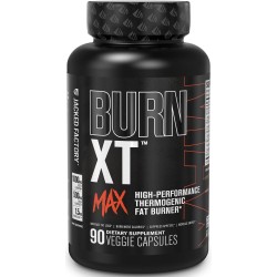 Jacked Factory Burn-XT Max - Quemador de grasa termogénico de alto rendimiento y supresor del apetito para hombres y mujeres con