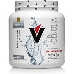 Vitargo Polvo de carbohidratos | Alimenta glucógeno muscular 2 veces más rápido | 1 libra sin sabor antes del entrenamiento y