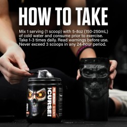 NX SPORTS The Curse! Polvo de preentrenamiento para hombres y mujeres.