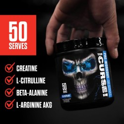 NX SPORTS The Curse! Polvo de preentrenamiento para hombres y mujeres.
