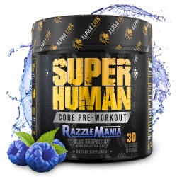 ALPHA LION Core Pre entrenamiento con creatina para el rendimiento, beta alanina para músculo
