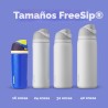 Owala Botella de Agua Aislada para Niños – FreeSip de 16 oz con Pajilla Integrada – Acero Inoxidable, Libre de BPA, Diseño Esfer