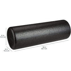 Rodillo de Espuma de Alta Densidad Amazon Basics para masaje Muscular