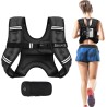 Chaleco con Peso de 12 Libras con Bolsa para Teléfono – Ideal para Entrenamiento y Correr