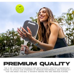 Pelotas de Pickleball Duraderas | Juego Rápido y Preciso