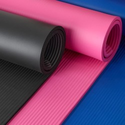 Tapete de Yoga Extra Grueso Amazon Basics de 1/2 Pulgada para gimnasio y ejercicio diario