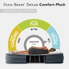 cama de aire de felpa Intex Dura-Beam Deluxe Comfort Plush Airbed con bomba interna