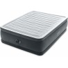 cama de aire de felpa Intex Dura-Beam Deluxe Comfort Plush Airbed con bomba interna