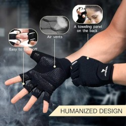 Guantes Atercel de entrenamiento ejercicio para levantamiento de pesas para hombres y mujeres