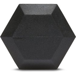 Mancuerna pesas 15 LBS  Amazon Basics hexagonal de goma para mano