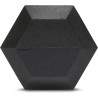 Mancuerna pesas 15 LBS  Amazon Basics hexagonal de goma para mano