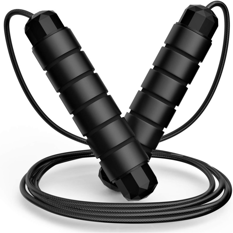 cable de cuerda de salto de velocidad rápida sin enredos con rodamientos de bolas cable de cuerda de salto de velocidad rápida sin enredos con rodamientos de bolas