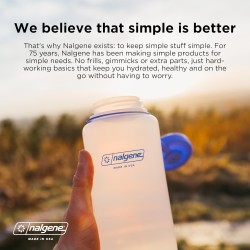 Nalgene Sustain - Botella de agua | Reciclada, 32 fl oz y boca ancha