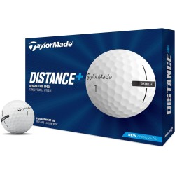 Bolas de Golf TaylorMade Distance+ – Máxima Velocidad y Distancia en Cada Golpe