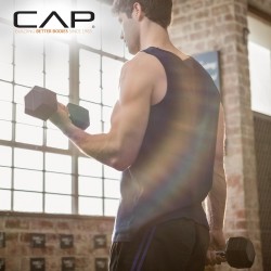 mancuernas pesas 20 LBS marca CAP Barbell  recubiertas