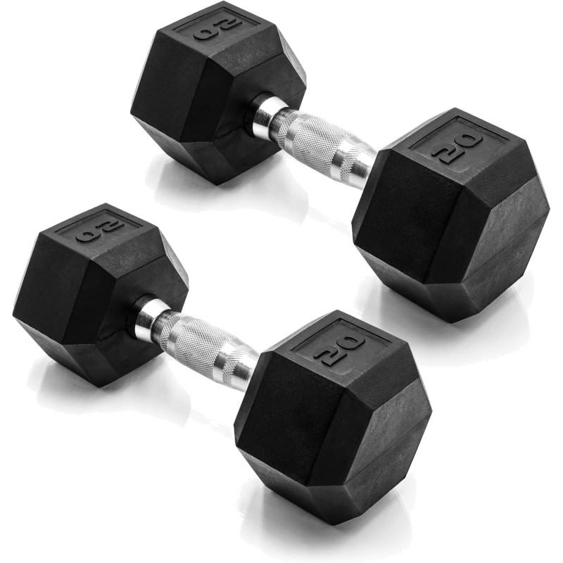 mancuernas pesas 20 LBS marca CAP Barbell recubiertas mancuernas pesas 20 LBS marca CAP Barbell recubiertas
