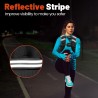 chaleco de peso corporal 12 Libras ajustable con rayas reflectantes para entrenamiento de fuerza