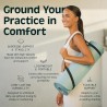 Tapete de yoga de 1 pulgada de grosor marca Retrospec Solana con correa de nailon
