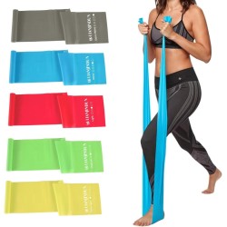 Bandas de resistencia elastica sin latex, profesionales, 5 unidades marca Lianjindun