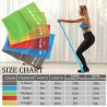 Bandas de resistencia elastica sin latex, profesionales, 5 unidades marca Lianjindun