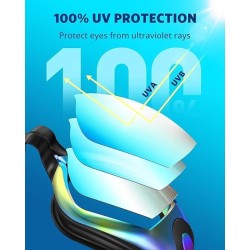 Aegend Gafas de natación | Sin fugas y proteccion completa