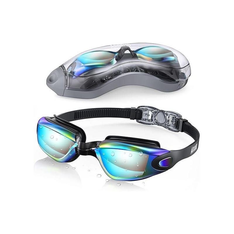 Aegend Gafas de natación | Sin fugas y proteccion completa Aegend Gafas de natación | Sin fugas y proteccion completa