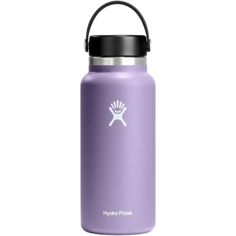 Botella marca Hydro Flask 32 oz con tapa flexible ancha – Moonshadow Botella marca Hydro Flask 32 oz con tapa flexible ancha – Moonshadow