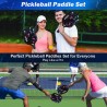Paletas de Pickleball |Juego de paletas y antideslizantes