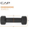 Pares y juegos de mancuernas marca CAP Barbell de neopreno