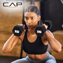 Pares y juegos de mancuernas marca CAP Barbell de neopreno