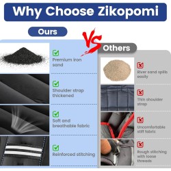 Zikopomi Chaleco con peso | Transpirable t Reflectante