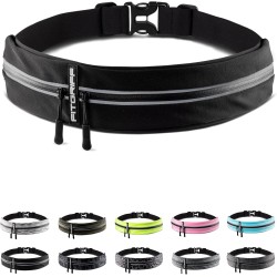 Fitgriff® Cinturón para correr unisex con bolsillo seguro – Ideal para llevar celular, llaves y objetos esenciales