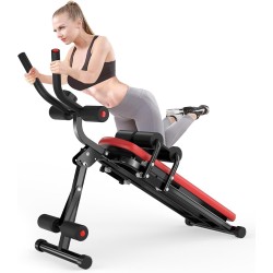 Bigzzia Máquina de abdominales | Maquina sencilla y ajustable