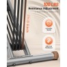 Sportsroyals máquina de sentadillas y remo para glúteos y piernas, plegable, con resistencia ajustable y capacidad de 158 kg.