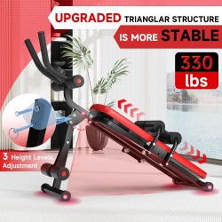 Bigzzia Máquina de abdominales | Maquina sencilla y ajustable