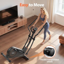 Niceday Máquina elíptica | Maquina de ejercicio para el hogar silenciosa y conduccion magnetica