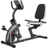 VANSWE bicicleta reclinada para adultos y seniors con resistencia magnética, sensor de pulso, Bluetooth y app para casa.