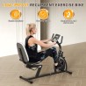 VANSWE bicicleta reclinada para adultos y seniors con resistencia magnética, sensor de pulso, Bluetooth y app para casa.