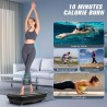 Plataforma vibratoria para ejercicio en casa, drenaje linfático, quema grasa y tonificación muscular para mujeres y hombres.