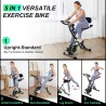 USLIM Bicicleta estática | Bicicleta estatica plegable con 16 niveles