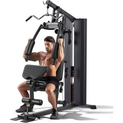 Sportsroyals gimnasio en casa con polea y pila de 154 lb, máquina de entrenamiento de fuerza para cuerpo completo.