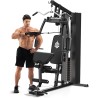 Sportsroyals gimnasio en casa con polea y pila de 154 lb, máquina de entrenamiento de fuerza para cuerpo completo.
