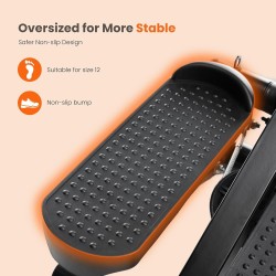 Sweetcrispy Mini steppers con bandas de resistencia para ejercicio en casa, máquina de giro portátil para entrenamiento de cuerp