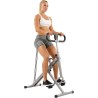 Sunny Row-N-Ride: máquina de sentadillas plegable con resistencia ajustable para brazos, glúteos y piernas en casa.