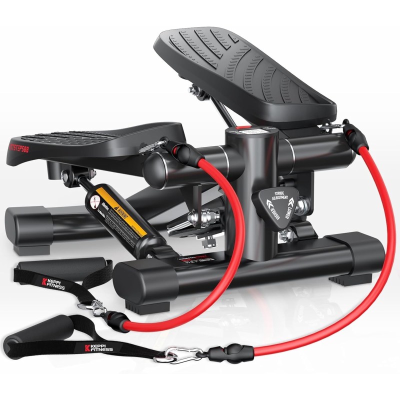 Steppers KeppiFitness | Con bandas de resistencia y portable Steppers KeppiFitness | Con bandas de resistencia y portable