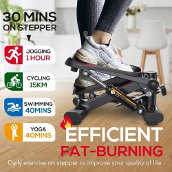 Steppers KeppiFitness | Con bandas de resistencia y portable
