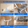 Stepper plegable YYJO para casa con manillar y resistencia ajustable, ideal para cardio y entrenamiento de escalera.