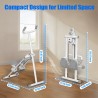 Stepper plegable YYJO para casa con manillar y resistencia ajustable, ideal para cardio y entrenamiento de escalera.